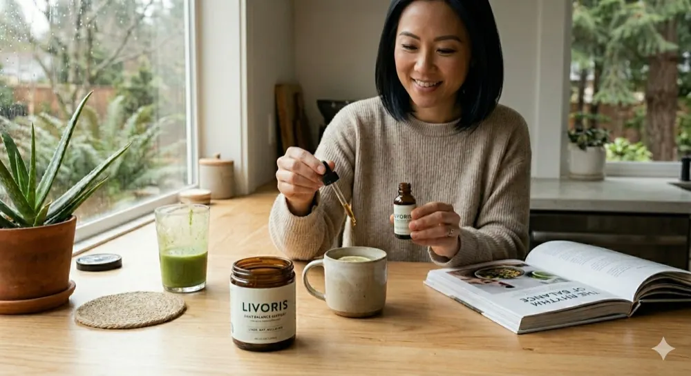 LIVORIS product and wellness routine